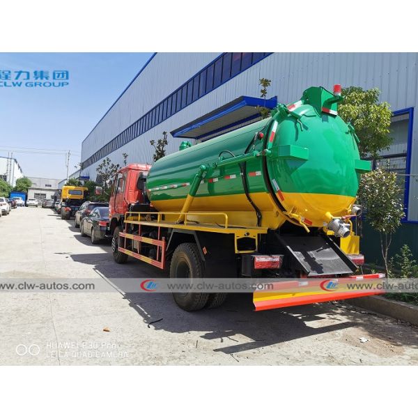 Dongfeng 10000 10m3 нечистот литров тележки всасывания