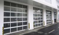 Étanchéité à l'eau classe 3 Garage Porte sectionnelle en aluminium gris pour automatique