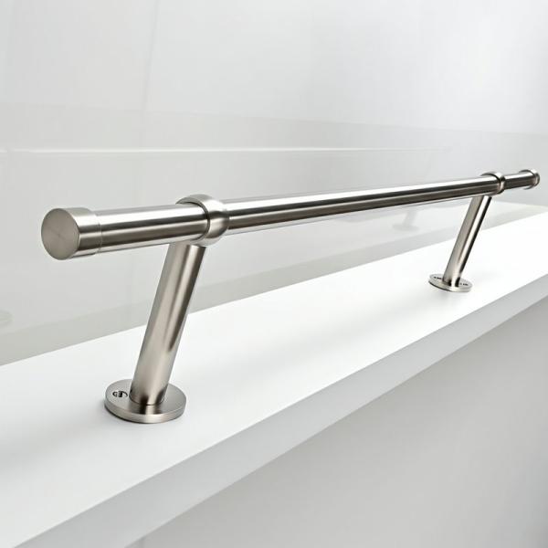 Satin-Finished Stainless Steel Handrails for Luxury Apartments