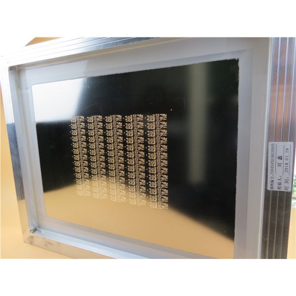 El aluminio enmarcó 520x420m m que el laser cortó la plantilla de SMT para PLCC QFP 0402