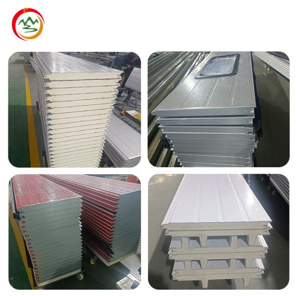0.4mm Steel-Foaming-Steel Sandwich Smooth Modern Walnut Sectional Panel Garage Door Tempered Overhead Garage Door With Window