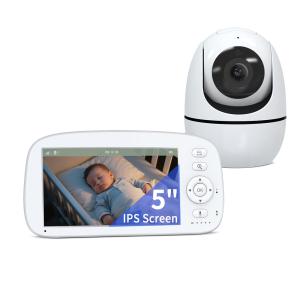 Moniteur bébé de 5 pouces avec caméra vidéo Gardienne de sécurité Vision