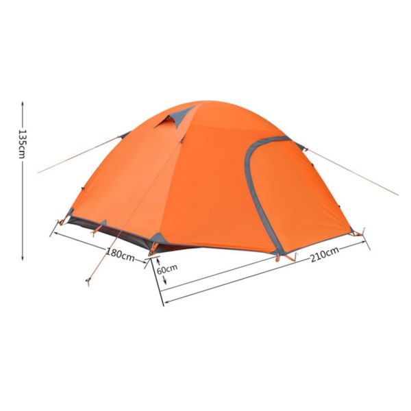 Ultralight 3-4 Person Aluminum Alloy Poles Camping Tent(HT6011)