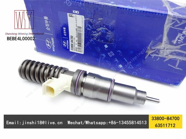 HYUNDAI GENUINE AND NEW DIESEL FUEL UNIT INJECTOR 33800-84700, 63511712, BEBE4L00002