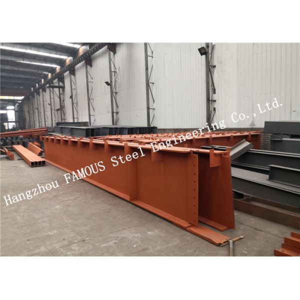 Prefabricated Q355b Strength Galvanized Structural Steel Fabrications Steel Member Surface Painting