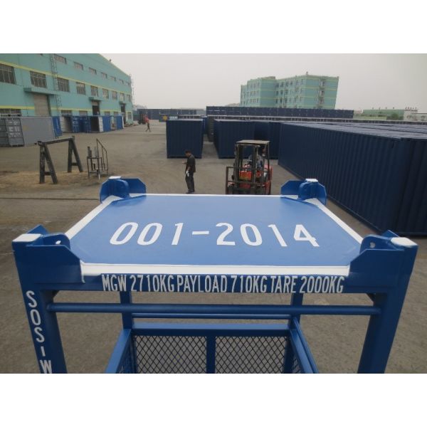 45C Lifting Angle 3CBM DNV 2.7-1 Steel Dry Container Offshore Personal Transfer Basket with CSC and BV Certificates