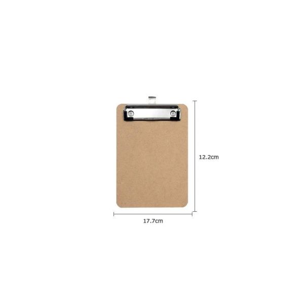 Сверхмощная деревянная медицинская доска сзажимом для бумаги для ухода с держателем ручки