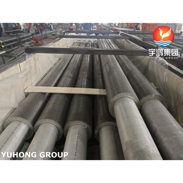ASTM A312 TP304H Serrated Finned Tubes