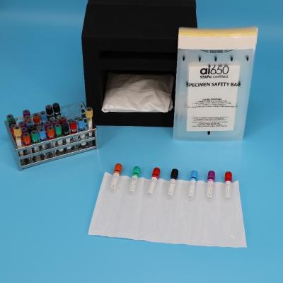 AI 650 Hazardous Material Specimen Bags and UN Absorbent Leakproof Sleeves