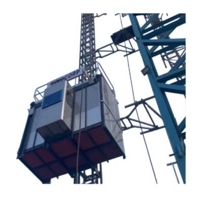 Construção Sc200 Elevador elevador de edifícios com acabamento galvanizado a quente