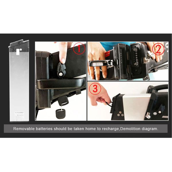 Samebike 26 Inch Folding Electric Bike LO26 With 10.4Ah Lithium Battery