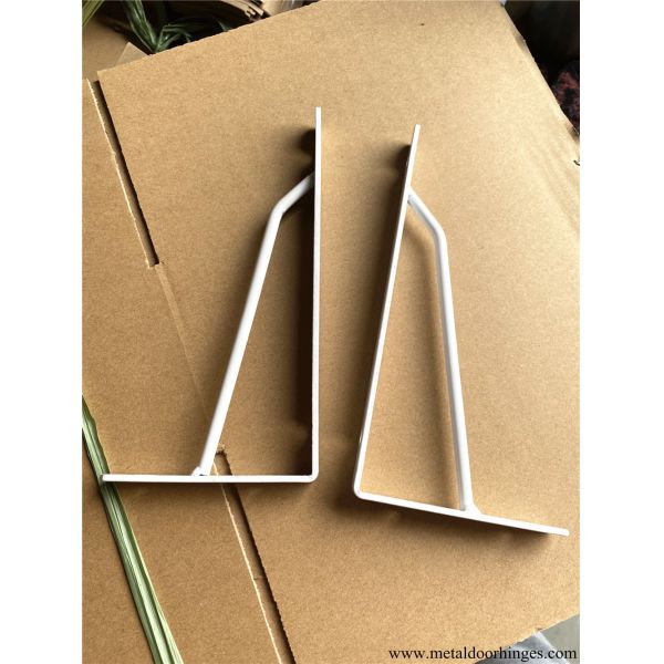 Wall Bracket  Corner brackets white type Glass Angle Steel Brackets 3.0mm Heavy Duty