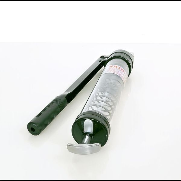 Lever Heavy Duty Pneumatic Grease Gun 600cc Hand Greaser Transparent