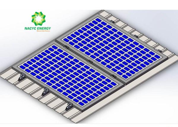 Anodized Aluminum Material Solar Panel Roof Mounting Systems Complete Set Design