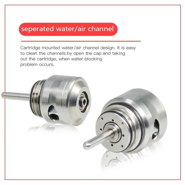 LED High Speed Hand Piece Quadruple Spray Air Turbine