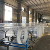 Manufacture Photovoltaic Quartz Clear Glass Tube Large Diameter