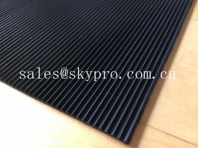 A pavimentação/matting de borracha da gaxeta densamente 3mm, enegrece as esteiras de borracha do assoalho