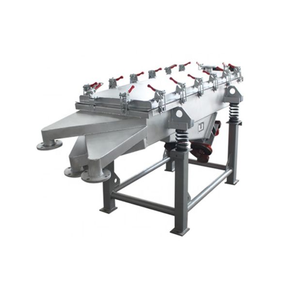 Многослойные вибрирующие линейные экраны для фильтрации деревянных гранул