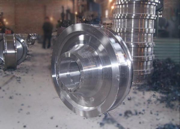 Heat treatment forged steel railway wheels for single girder crane