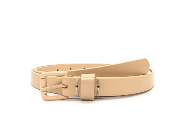 Women Pure Cowhide Pin Buckle Soft Genuine Leather Jeans Belts