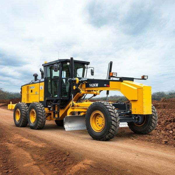 142KW  Motor Grader GR180 With ZF Gearbox And Cum-mins Engine