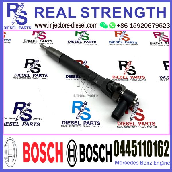 Injetor comum 0445110162 do trilho do combustível diesel 0986435109 para o motor do CDI de Mercedes-Benz