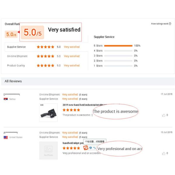 Semi-Automatic 12mm Height Mini Handheld Inkjet Printer for Carton Bag Metal Wood Pipe