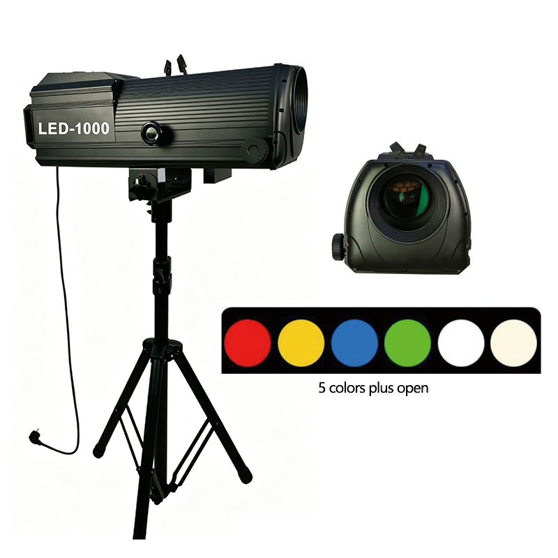 1000W LED Follow Spot Light High Power Long Range Stage Lighting