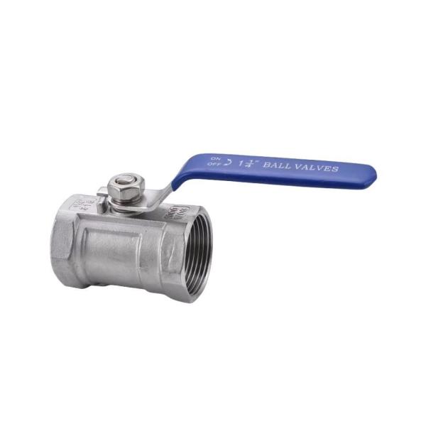 Manual Driving Mode 1000psi Investment Casting 1PC Ball Valve for Chemical Processing
