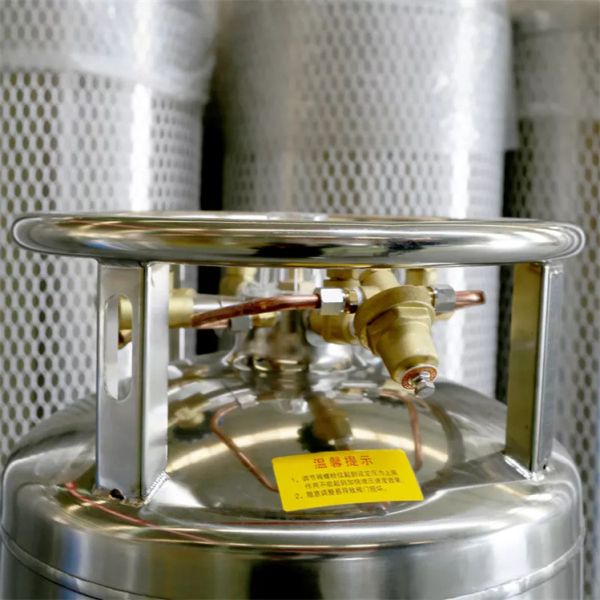 Liquid Oxygen Cryogenic Dewar Cylinder Tank Dewar Cryogenic Gas Cylinder