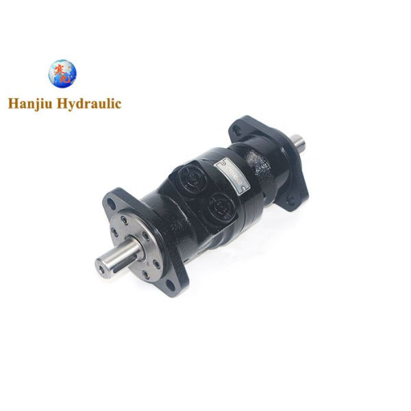 Moteur hydraulique de remorque porte-voitures Kassbohrer Rolfo, double arbre MRB80C/C, arbre claveté de 25 mm, bride de montage ovale à 2 trous