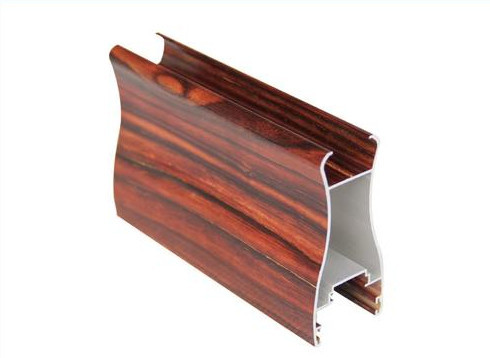 Профили окна алюминия T6 деревянного зерна сползая стеклянные