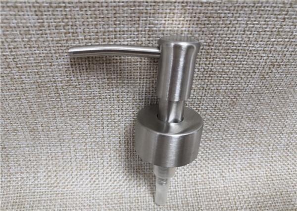 Recyclable Pump Tops For Bottles , Ribbed Closure Lotion Soap Dispenser Pumps