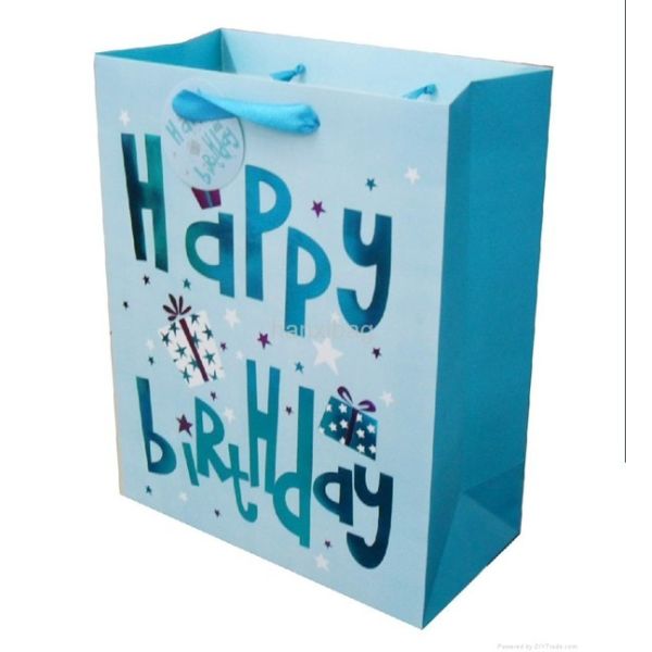 Выбитая таможней ручка Grosgrain мешка бумаги упаковывая для Кристмас