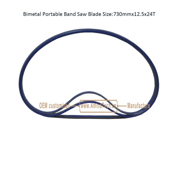 Bimetal Portable Band Saw Blade Size:730mmx12.5x24T