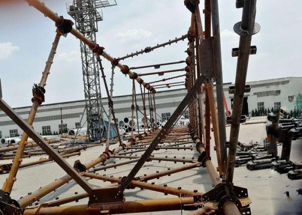 5m - 180m Metal Self Supporting Antenna Tower , Hot Dipped Home Radio Tower