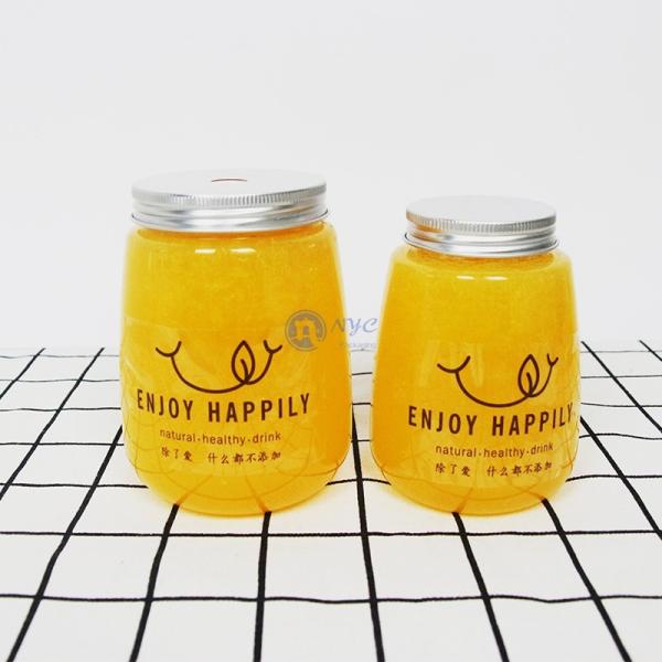 210mm Screw Cap 350ml Disposable Juice Containers