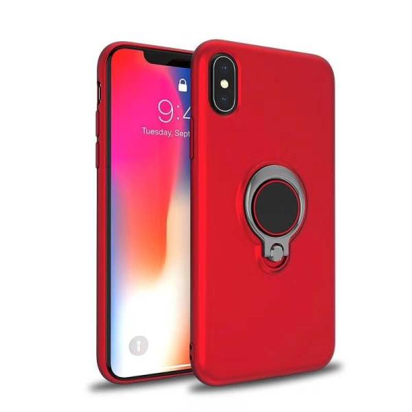 Paited Color Ring Magnetic Car Mount Holder Soft TPU Case Back Cover For IphoneXS MAX IphoneXR Iphhone8 Plus Iphone7