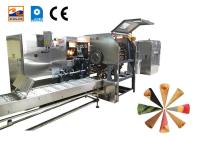 Máquina multifuncional do cone do cone dos doces com após serviço de vendas, 33 moldes de cozimento totalmente automático do ferro fundido 5m longo.