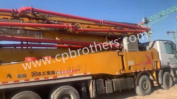 White 2021 Xg 62m Concrete Boom Pump Truck Mounted Pump for Smooth Concrete Delivery