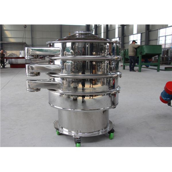 Powder Double Deck Rotary Vibrating Sieve Screening Equipment