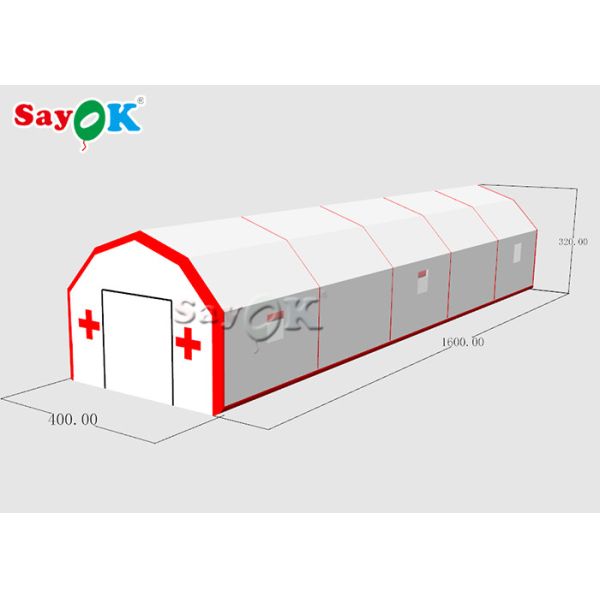 High Durability Blow Up Air Tent / Antibacterial Inflatable Tunnel Tent