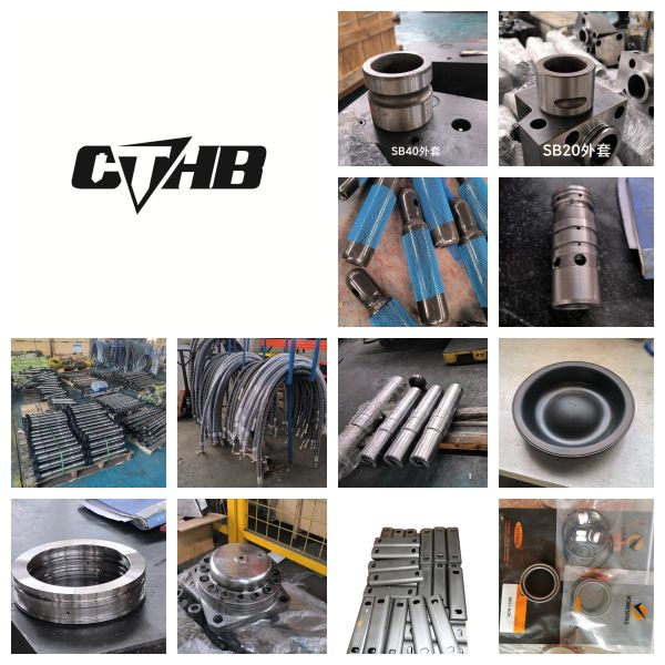 marteau hydraulique de briseur de Yakai CTHB de briseur de roche de la démolition 20CrMo pour l'excavatrice 1-4.5ton