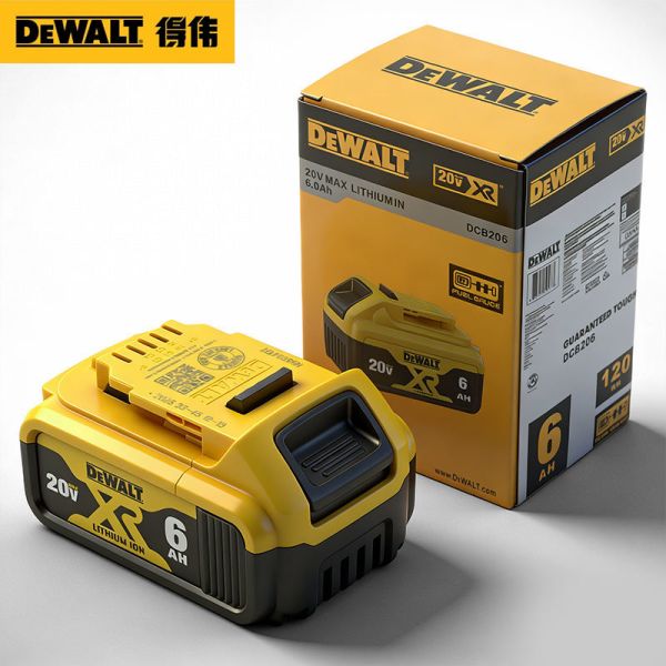 8000 Cycles Dewalt 20V 6.0Ah Battery Rechargeable Dewalt Battery Packs