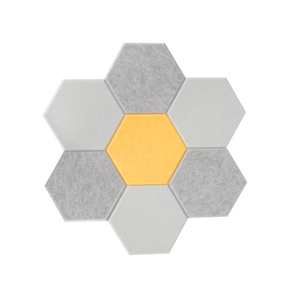 Polyester insonorisé 3mm d'hexagone d'écrans antibruits d'ANIMAL FAMILIER 25mm