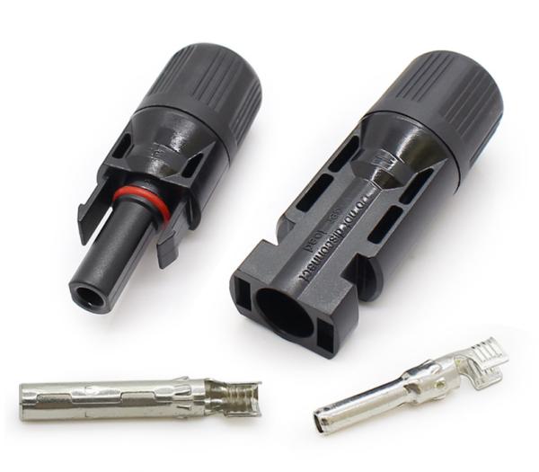 TUV Waterproof IP67 Solar PV Wire Connectors Male Female PPO Insulation