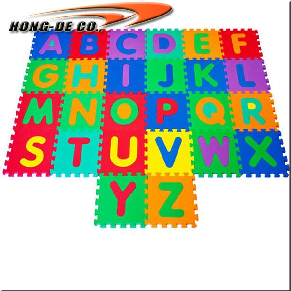 Anti Static 30*30cm Abc 123 Puzzle Foam Mat 3918909000 Easy To Fix
