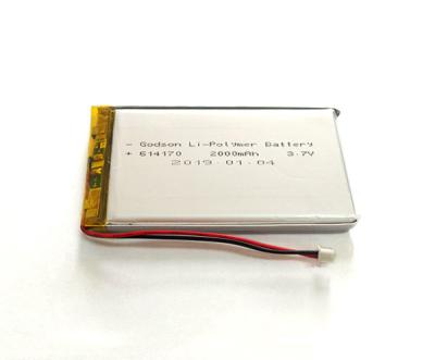 bateria 614170 2000mAh do polímero do lítio 18V para a iluminação de emergência