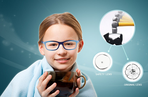 Sporting Activities Scratch Resistant Coating Polycarbonate Lenses 1.20 Specific Gravity