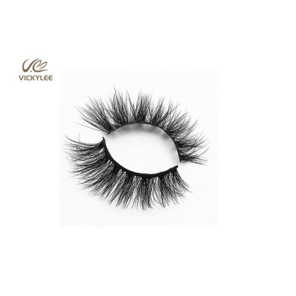 Fan Shaped Handcrafted 19MM Natural False Eyelashes